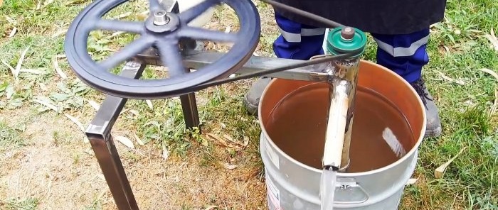 Kako napraviti ručnu pumpu za ispumpavanje vode iz smeća