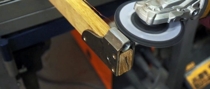 How to make clamps for gluing furniture panels from a pair of boards