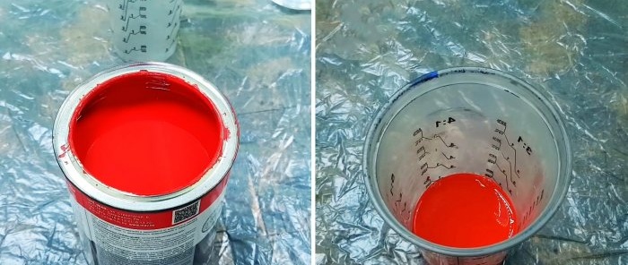 วิธีเทสีจากกระป๋องโดยไม่ทำให้ขอบหรือสิ่งรอบๆ สีเปื้อน