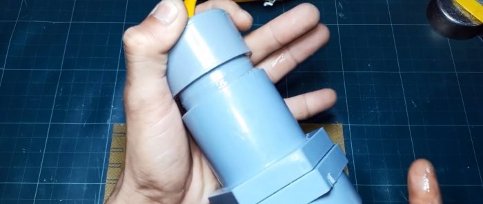 How to make a powerful submersible pump from PVC pipes