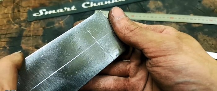 How to make a hex hole in thick steel in a garage