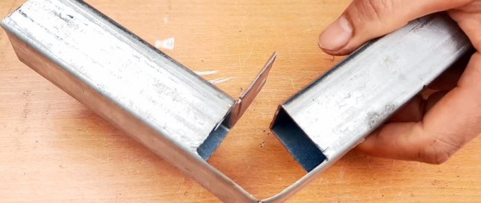 Comment connecter des tubes profilés dans 3 angles à 90 degrés sans soudure