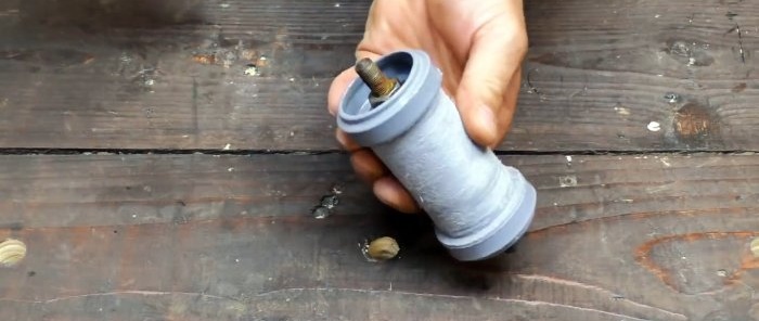 How to assemble a simple grinder from bicycle hubs