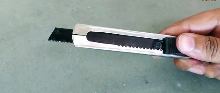 3 life hacks for using scraps of a hacksaw blade for metal