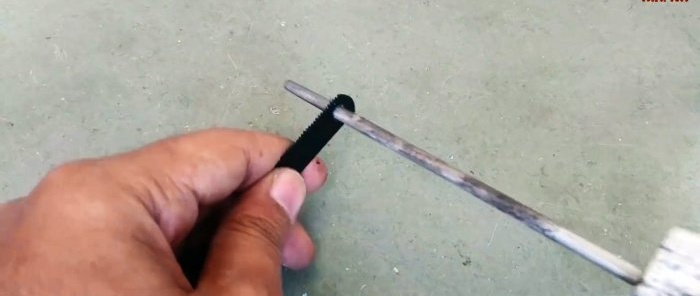 3 life hacks para sa paggamit ng mga scrap ng hacksaw blade para sa metal