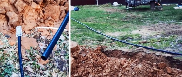 How to quickly stretch a wire through a 25 meter pipe