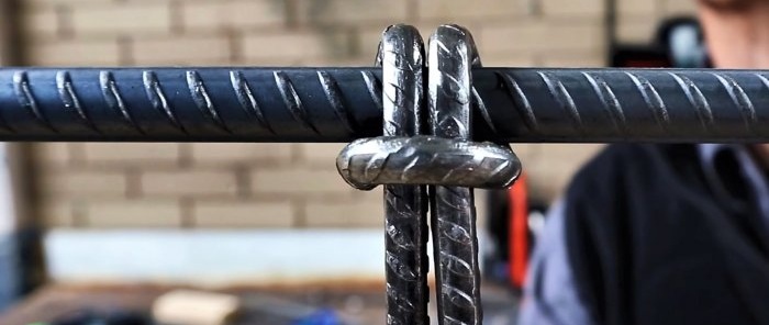 How to tie reinforcement into a knot without heating