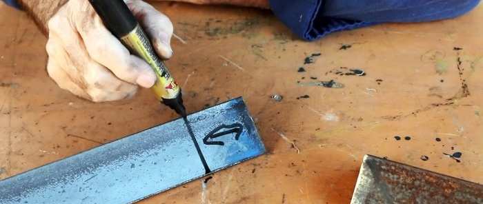 How to carefully and quickly weld a corner at a right angle