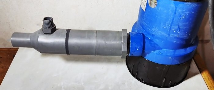 Aérateur économique pour bassin en tuyaux PVC