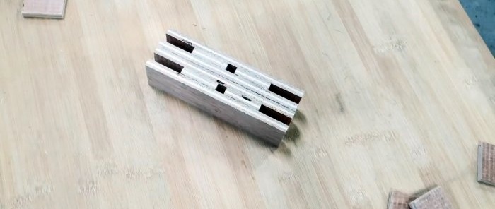 Como fazer uma pinça para montagem rápida de molduras de baguetes acionada por uma chave de fenda