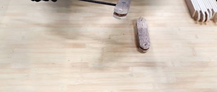Hur man gör en klämma för snabb montering av baguetteramar som drivs av en skruvmejsel