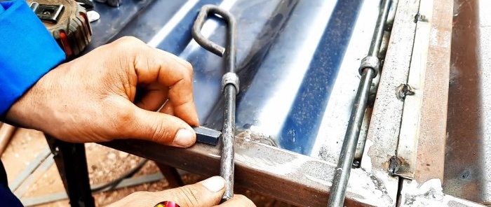 Cum să faci zăvoare simple de poartă metalice din materiale vechi