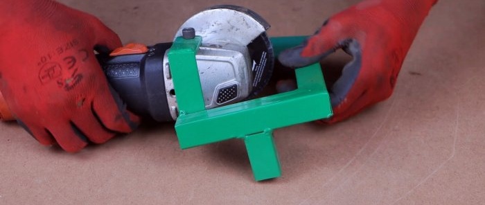 How to make an emery attachment for an angle grinder