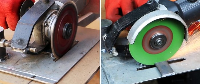 Hvordan lage en manuell sirkelsag og en 2 i 1 tverrkappemaskin fra en vinkelsliper