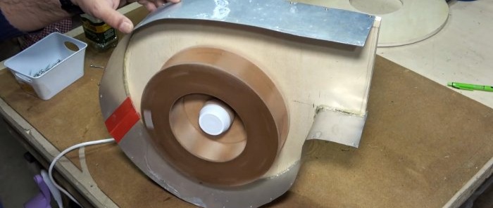 Kā no koka izgatavot produktīvu ventilatoru darbnīcai