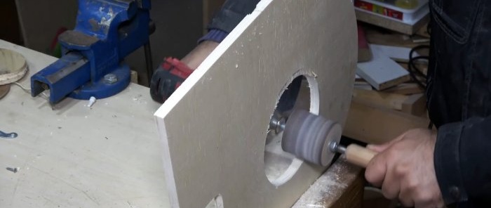How to make a productive fan for a workshop from wood