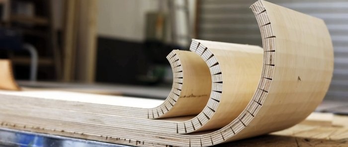 Master class on bending plywood to any radius