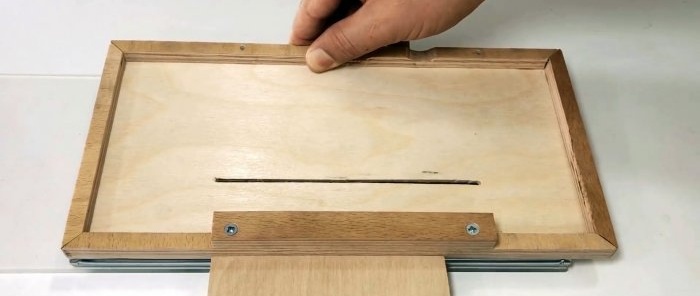 Cara membuat gerabak mudah untuk membuat potongan sempurna dengan gergaji bulat manual