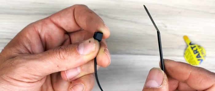 So lösen Sie einen Nylon-Kabelbinder