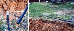 How to quickly stretch a wire through a 25 meter pipe