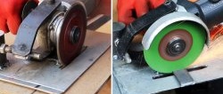 Πώς να φτιάξετε ένα χειροκίνητο δισκοπρίονο και μια μηχανή εγκάρσιας κοπής 2 σε 1 από γωνιακό μύλο
