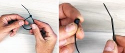 Cách tháo dây buộc dây nylon