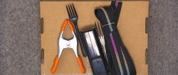 How to wind a zipper slider using a fork without any hassle