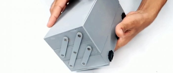 Kako napraviti kutiju za alat od PVC cijevi