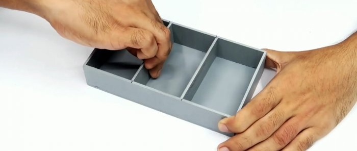 Kaip pasidaryti įrankių dėžę iš PVC vamzdžių
