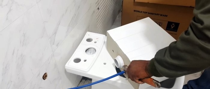 Cum se face un furtun subțire dintr-o țeavă PP pentru conectarea instalațiilor sanitare