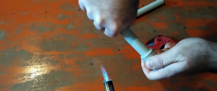 Cum să lipiți eficient țevile din PP cu o torță cu gaz fără un fier de lipit