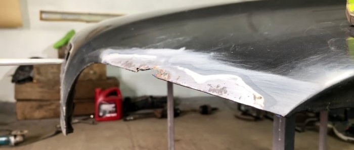 How to repair through corrosion of a car without welding and a spray gun