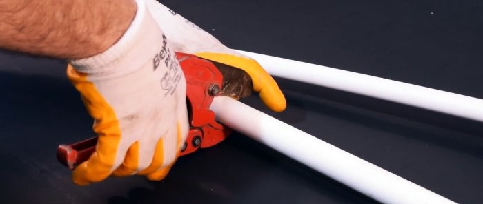 Как да направите резбова разглобяема връзка на пластмасови тръби без запояване