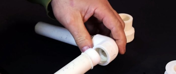 Cách tạo kết nối ren có thể tháo rời của ống nhựa mà không cần hàn