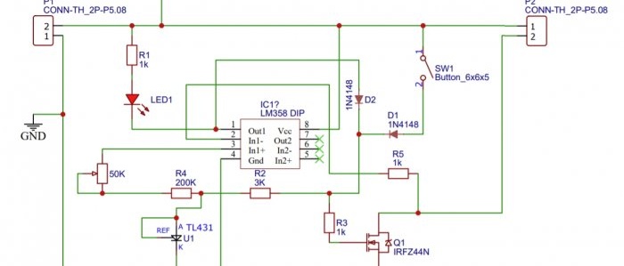 Circuit simple de protecció contra curtcircuits