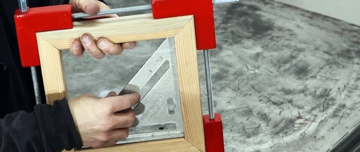 Kako napraviti stezaljku za sastavljanje okvira
