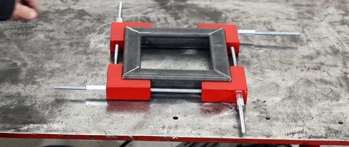 How to make a clamp for assembling frames