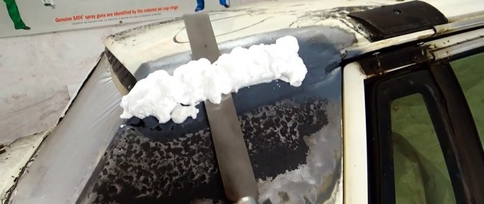 Hur man reparerar genom korrosion av en bilkaross utan svetsning