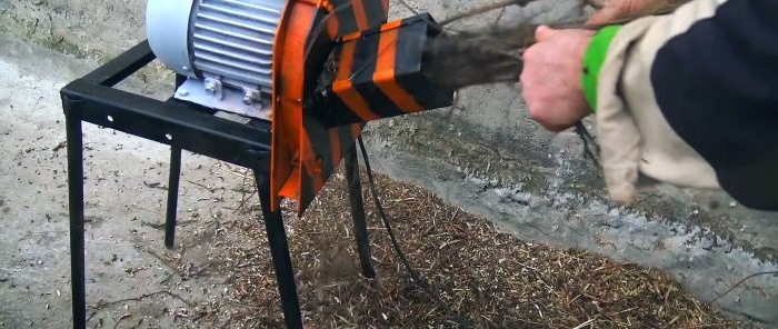 Как да направите надежден дробилка за дърва от боклуци