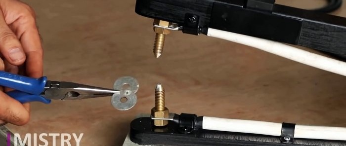 How to make a spot welder from an old microwave transformer