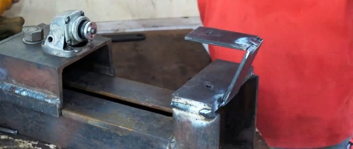 Hoe maak je een houtdraaibank van een haakse slijper