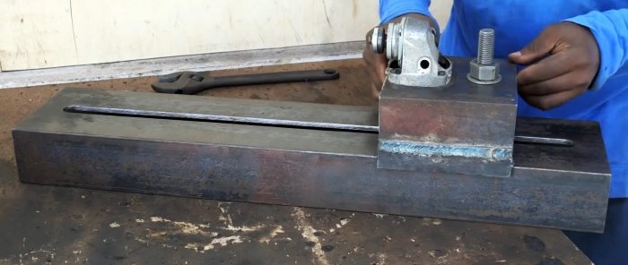 Come realizzare un tornio per legno con una smerigliatrice angolare