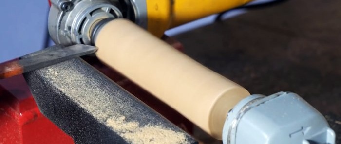 Comment fabriquer un tour à bois à partir d'une meuleuse d'angle