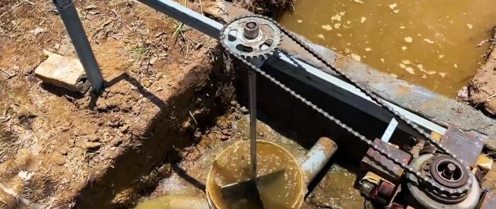 Wie man aus Müll ein 220-V-Mini-Wasserkraftwerk an einem Bach baut