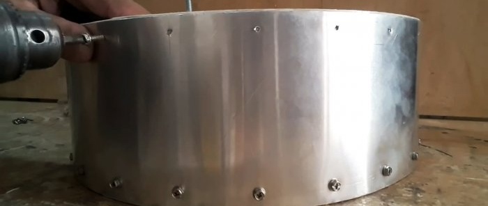 Kako napraviti radijalni ventilator za napu radionice od šperploče i motora perilice rublja