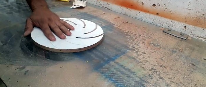 Jak zrobić wentylator promieniowy do okapu warsztatowego ze sklejki i silnika pralki
