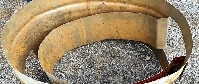 Wat te maken van een lekkend vat dat niet geschikt is voor water Een houtkachel voor buiten