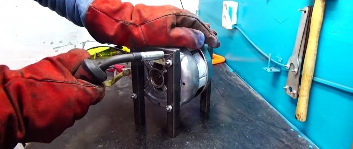 Kako napraviti brusilicu od starog motora za skidanje