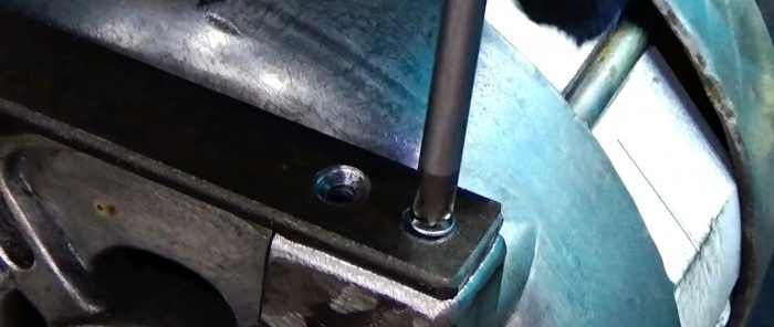 How to make a grinding machine from an old stripper engine