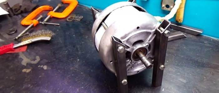 Hvordan lage en slipemaskin fra en gammel strippermotor